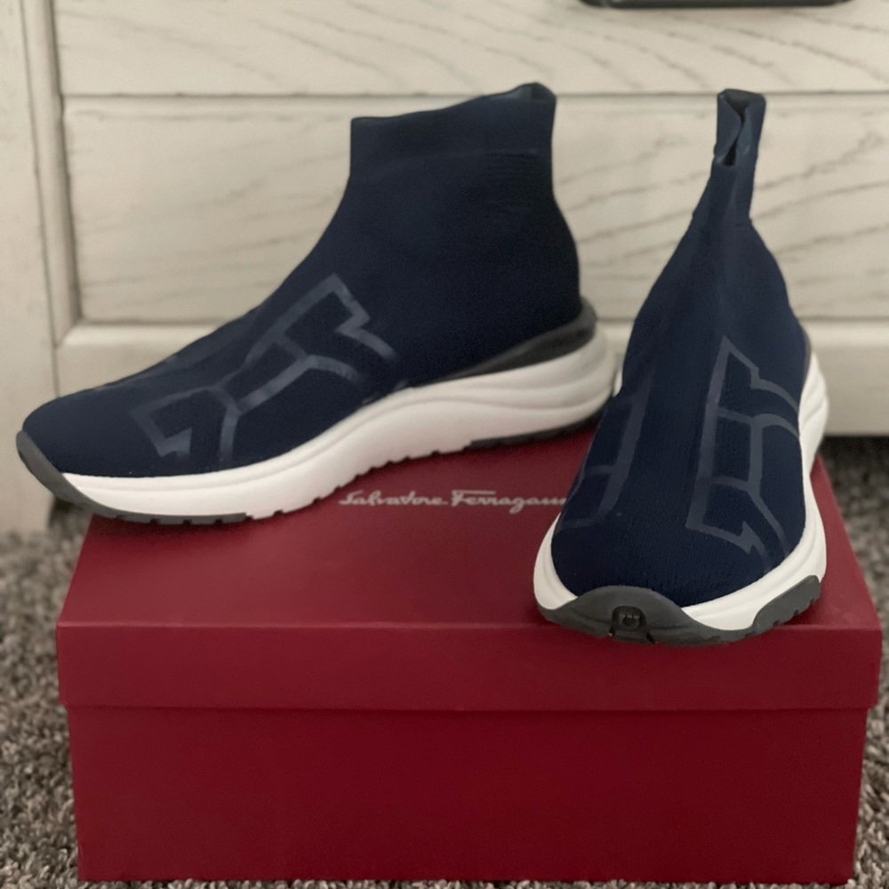 Salvatore Ferragamo Soft Knit Sneaker